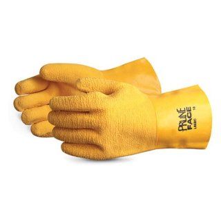 Superior L868K Prune Face Latex Heavy Duty Glove with Knitwrist Cuff, Work, 11" Length (Pack of 1 Dozen)