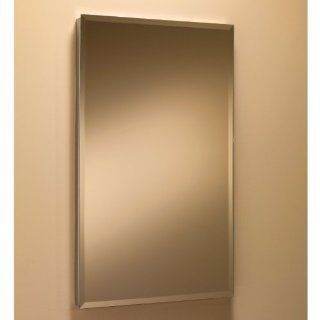 NuTone 868P24SS Specialty Recessed 16"W x 26"H Stainless Steel Beveled Mirror Medicine Cabinet  
