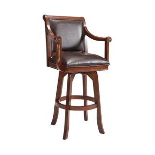 Hillsdale Palm Springs 30 in. Swivel Bar Stool with Arms   Bar Stools