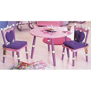 Levels of Discovery Royal Princess Table & Chair Set with Music/Jewelry Box   Kids Tables and Chairs