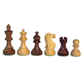 Sheesham American Emperor Chess Pieces   Double Weighted   Chess Pieces