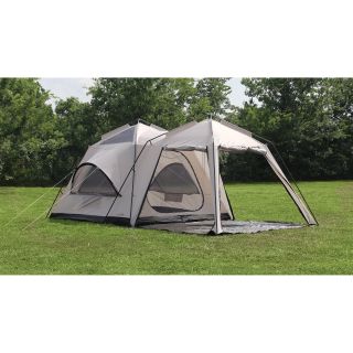 Texsport Twin Peaks Two Room Cabin Dome Tent   Tents