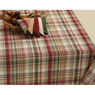 DII Square Give Thanks Plaid 52 x 52 in. Tablecloth   Fall
