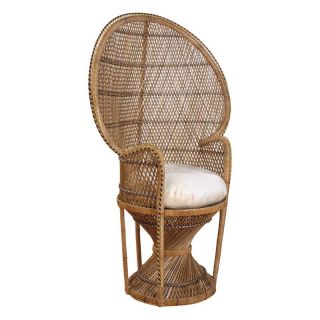 Hospitality Rattan Peacock Chair Buri   Natural   Accent Chairs