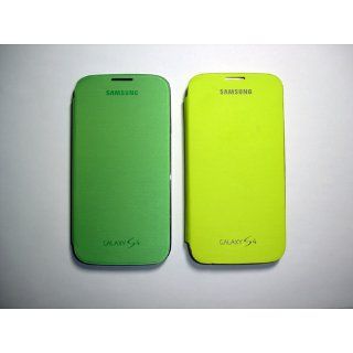 Samsung Galaxy S4 Flip Cover Folio Case (Green) Cell Phones & Accessories