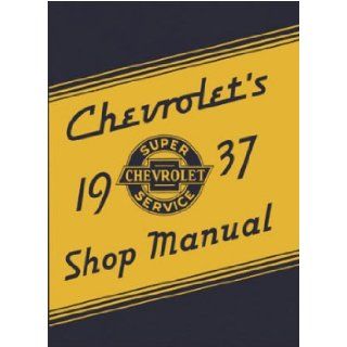 1937 Chevrolet Chevy Car Truck Shop Service Repair Manual 37 (with Decal) GM CHEVY CHEVROLET Books