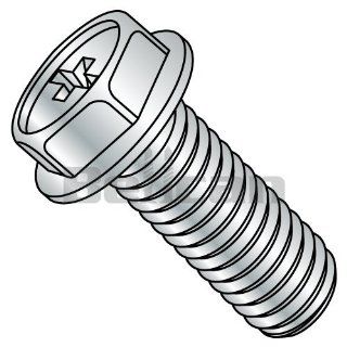 Bellcan BC 0803MPW Phillips Indented Hex Washer Machine Screw Fully Threaded Zinc #8 32 X 3/16 (Box of 10000)