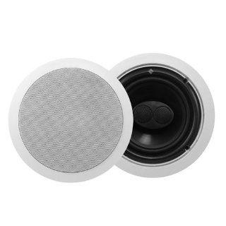 Breathe Audio BA 650CS 6.5" Stereo Ceiling Speaker with Dual Fixed Tweeter Electronics