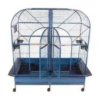 A and E Double Macaw Bird Cage Black  Birdcages 