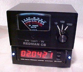 Redman CB RM1001 Watt Meter AM/SSB FC30RT Frequency Counter BigFoot Electronics
