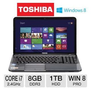 Toshiba L855 S5189 15.6" Core i7 1TB HDD Notebook  Laptop Computers  Computers & Accessories