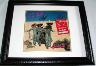 ZZ Top Autographed Signed El Loco Album PSA/DNA & Video Proof ZZ Top Entertainment Collectibles
