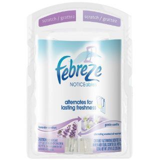 Febreze NOTICEables Alternating Scent Oil Warmer, Lavender Comfort & Gentle Vanilla, .879 Ounce Units (Pack of 2) Health & Personal Care