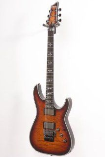 Schecter Guitar Research Hellraiser C 1 FR Extreme Electric Guitar Three Tone Sunburst Satin 886830751899 Musical Instruments