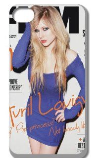 New Avril Lavigne Back Cover Case Skin for Iphone 4 4s 4g 4th Generation i4a1007 Cell Phones & Accessories