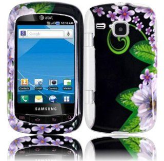 Hard Green Flowers Case Cover Faceplate Protector for Samsung DoubleTime i857 with Free Gift Reliable Accessory Pen Cell Phones & Accessories