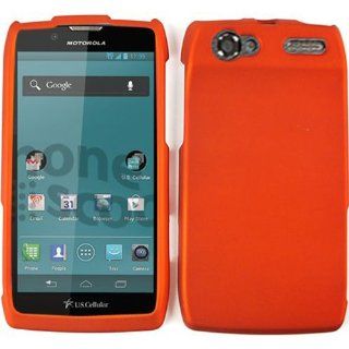 For Motorola Electrify 2 Xt881 Non Slip Burn Orange Matte Case Accessories Cell Phones & Accessories
