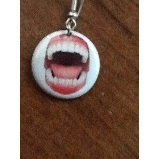 Open Mouth Dentist Dental Hygienist Dangle Earrings Jewelry 1 inch Buttons 12197130 Jewelry