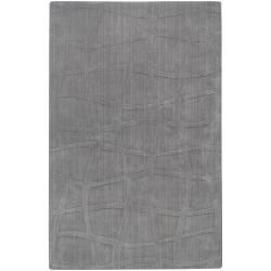 Candice Olson Loomed Gray Ichoa Abstract Plush Wool Rug (9 X 13)