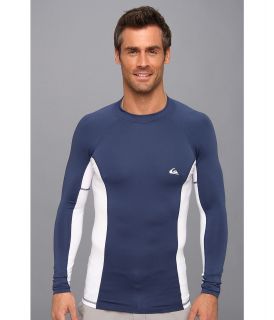Quiksilver Basix L/S Surf Shirt Mens Swimwear (Blue)