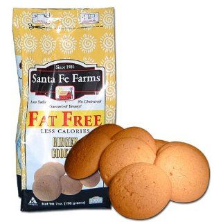 Sante Fe Farms Fat Free Ginger Cookies, 7 oz bags  Grocery & Gourmet Food