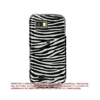Silver Zebra Stripe Hard Cover Case for Samsung Behold II 2 SGH T939 Cell Phones & Accessories