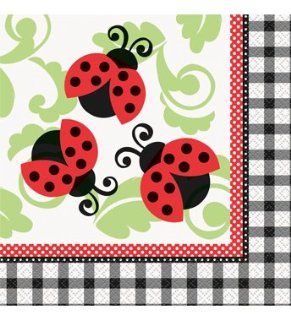 Ladybug Lunch Napkins   16 Count Toys & Games