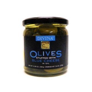Olives Stfd with Blue Cheese, 7.8 oz (pack of 6 ) ( Value Bulk Multi pack) Health & Personal Care
