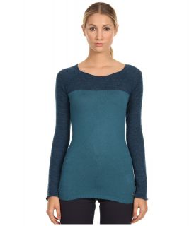 Armani Jeans L/S Cashmere Knit Womens Clothing (Blue)