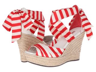 UGG Lucianna Stripe Womens Wedge Shoes (Red)