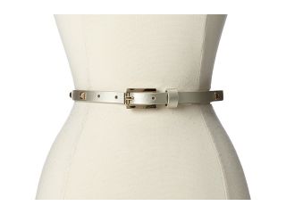 Vince Camuto 16mm Leather Stud Panel On Logo Roller Buckle Womens Belts (Gold)