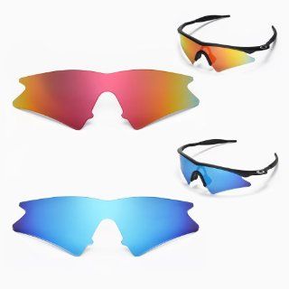 New Walleva Polarized Fire Red + Ice Blue Lenses For Oakley M Frame Sweep Sports & Outdoors