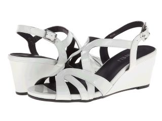 Vaneli Miriam Womens Wedge Shoes (White)