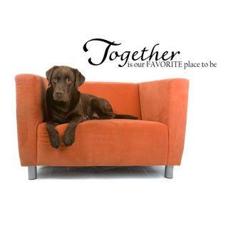 Together Is My Favorite Place Vinyl Wall Art