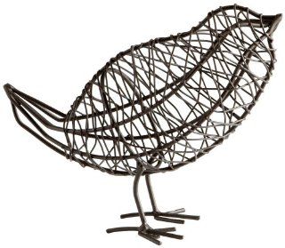 Large Wired Bird Sculpture   Statues