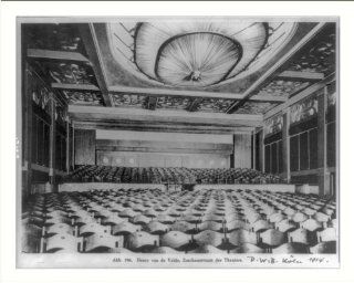 Historic Print (M) [Theater designed by Henry van de Velde in Cologne, Germany interior, from stage]  