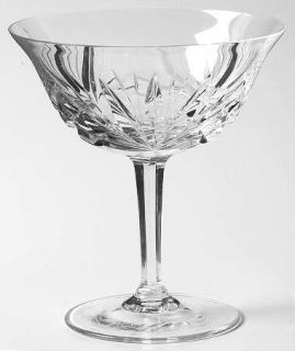 Gorham Cherrywood Clear Liquor Cocktail   Cut Criss Cross & Fan On Bowl