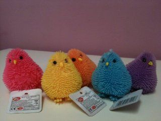 Kandy Toys New Colour Changing Multi Colour Flashing Lights Chicks Easter Chicken Assorted Supplied Single Toys & Games