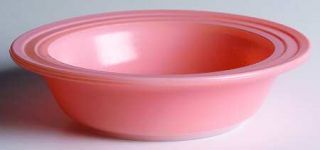 Hazel Atlas Moderntone Platonite Pastel Pink Fruit/Dessert Bowl   Pastel Pink