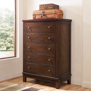 Signature Design By Ashley Signature Design By Ashley Holloway Chest Mahogany Size 5 drawer