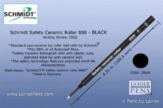 Schmidt 888 Black Fine Rollerball Refill  Pen Refills 