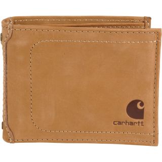 Carhartt Nubuck Passcase Wallet   Brown, Model 61 2209 22