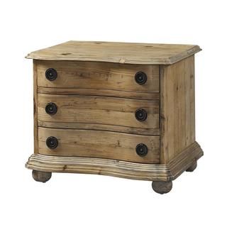 Urban Home Furniture Salvaged Wood 3 drawer Nightstand Neutral Size 3 drawer