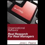 Organizational Behavior Real Research for Real Managers