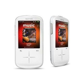 New Sandisk Sansa Fuze Sdmx20r 8 Gb White Flash Portable Media Player Fm Tuner Voice Recorder 