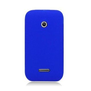 For Straight Talk Huawei H867G Inspira Soft Silicone SKIN Cover Case Blue 