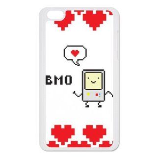 iPod Touch 4 White Case   Beemo Adventure Time iTouch 4 Snap On Hard Case   Vazza Cell Phones & Accessories