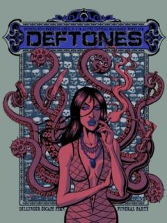 Deftones Portland 'cold chillin' variant Justin Hampton, Deftones Entertainment Collectibles