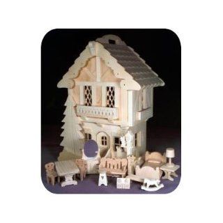 Woodworking Project Paper Plan to Build Bavarian Doll House   Toy Woodworking Project Plans  