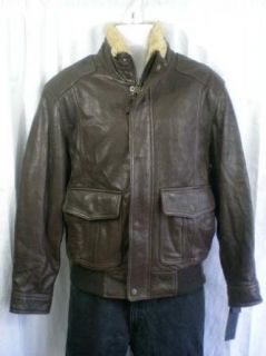 Andrew Marc Men's Leather & Shearling Jacket $750+ New W/Tags at  Mens Clothing store